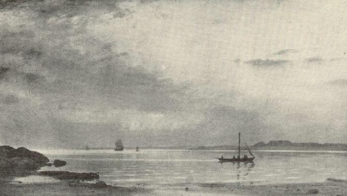 Amaldus Clarin Nielsen Painting- tengerpart
